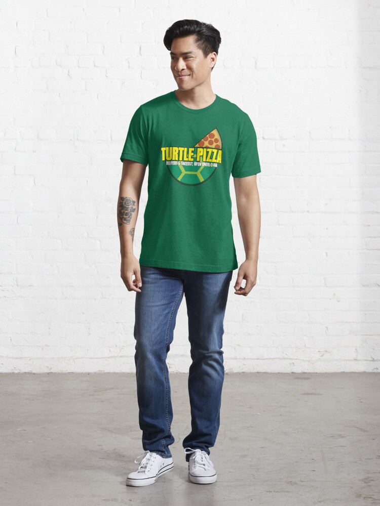 Alternate view of Turtle Pizza Essential T-Shirt