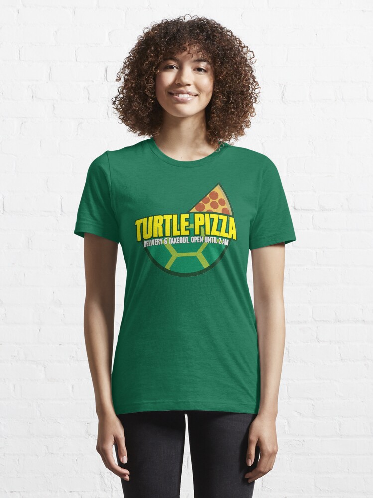 Alternate view of Turtle Pizza Essential T-Shirt