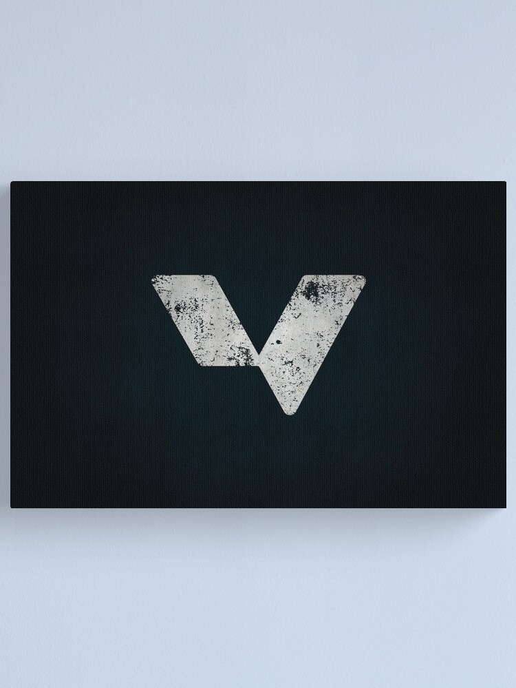 Alternate view of Men Against Fire Logo · Distressed Canvas Print