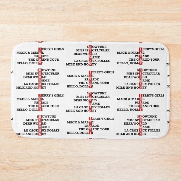 Item preview, Broadway Anagram - Jerry Herman Musicals designed and sold by MamesBazaar.