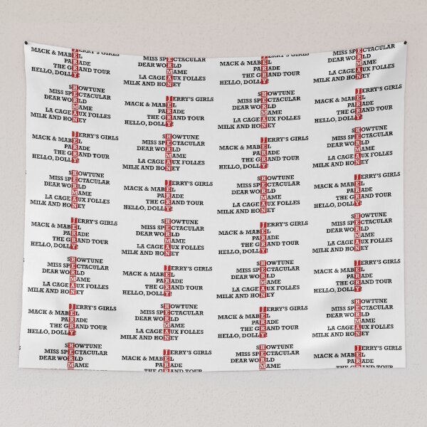 Item preview, Broadway Anagram - Jerry Herman Musicals designed and sold by MamesBazaar.