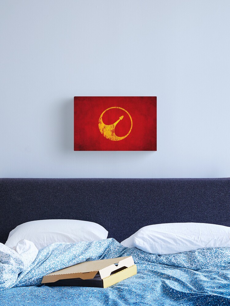 Thumbnail 2 of 3, Canvas Print, USS Callister Logo · Distressed designed and sold by Logogami.