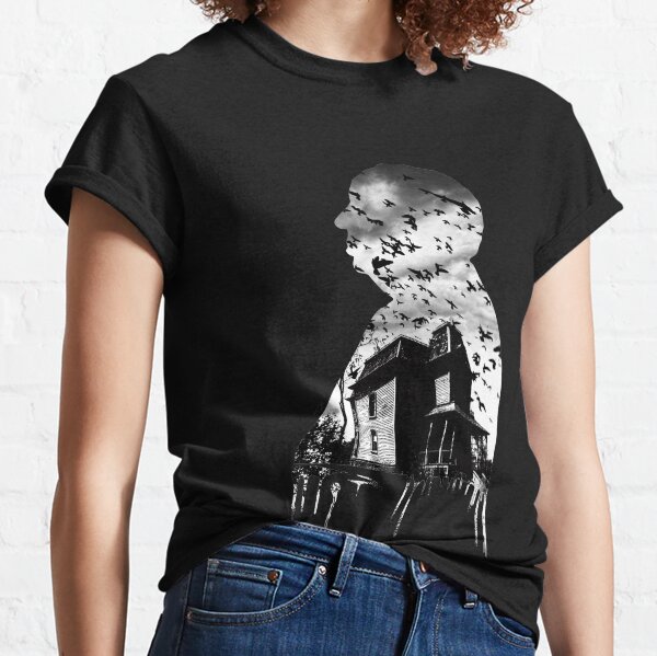 Alfred Hitchcock Collage - Blanco Camiseta clásica
