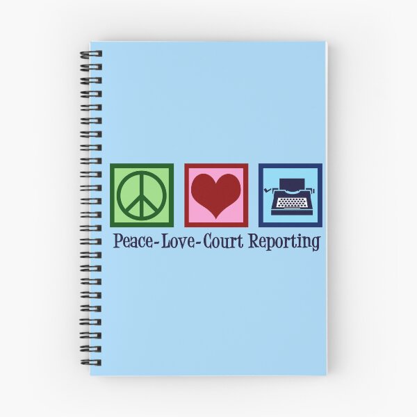 Item preview, Peace Love Court Reporting designed and sold by Epic Love Designs.