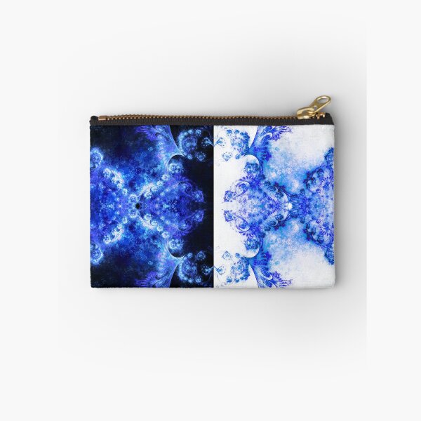 Item preview, Fractal Black, White & Blue de Cesca Veo designed and sold by cescaveo.