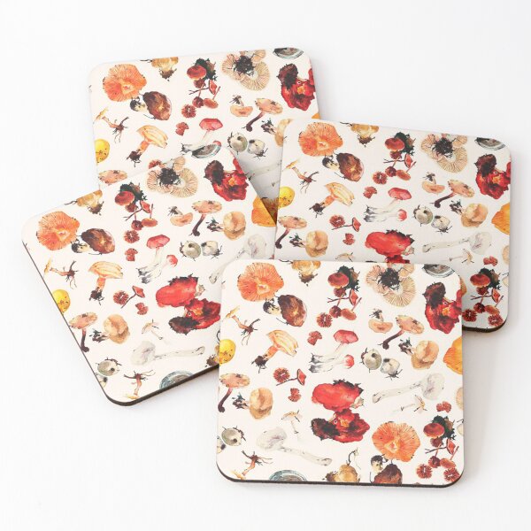 Item preview, Mushroom Fungus Psychadelic Botanical Pattern designed and sold by GuyBlank.