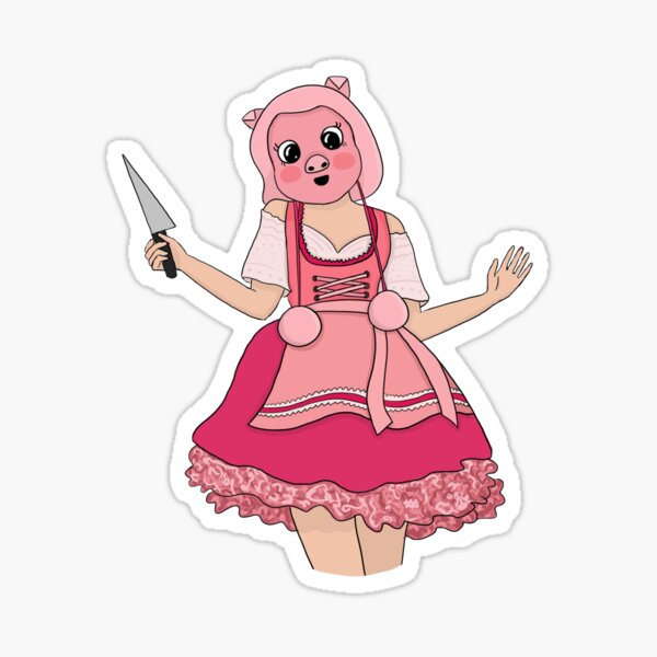 Item preview, Killing Eve Villanelle Pig designed and sold by avadoobles.