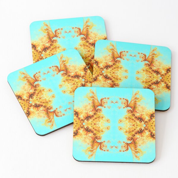 Item preview, Fractal Rococco Aqua by Cesca Veo designed and sold by cescaveo.