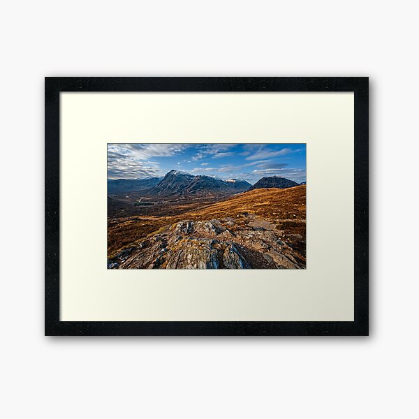 Buachaille Etive Mor from the Devil's Staircase Framed Art Print