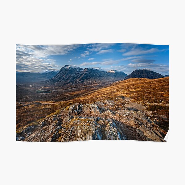 Buachaille Etive Mor from the Devil's Staircase Poster