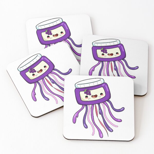 Item preview, Kawaii Grape Jelly-fish designed and sold by kawaiilife.