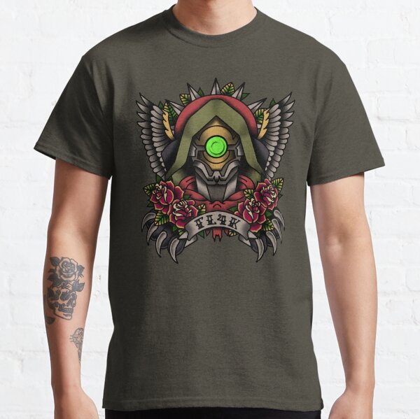 1920’s Tattoo Style Fl4k Portrait Classic T-Shirt