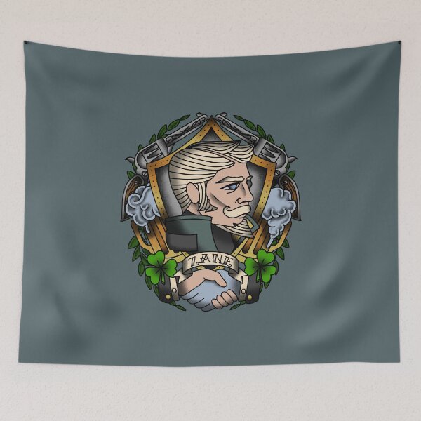 Item preview, 1920’s Tattoo Style Zane Portrait designed and sold by Toffee Bee.