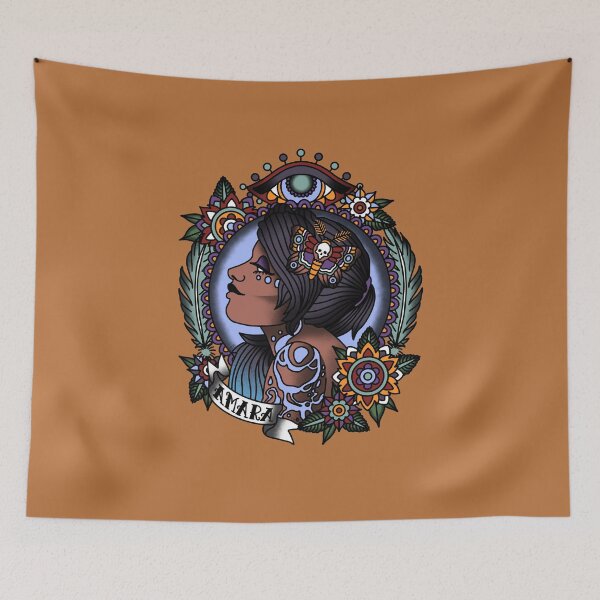 Item preview, 1920’s Tattoo Style Amara Portrait designed and sold by Toffee Bee.