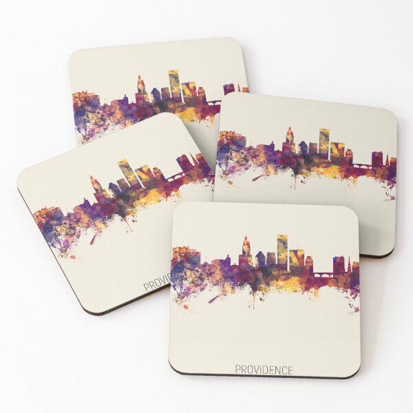 Item preview, Providence Rhode Island Skyline designed and sold by ArtPrints.