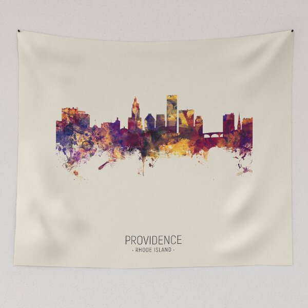 Item preview, Providence Rhode Island Skyline designed and sold by ArtPrints.
