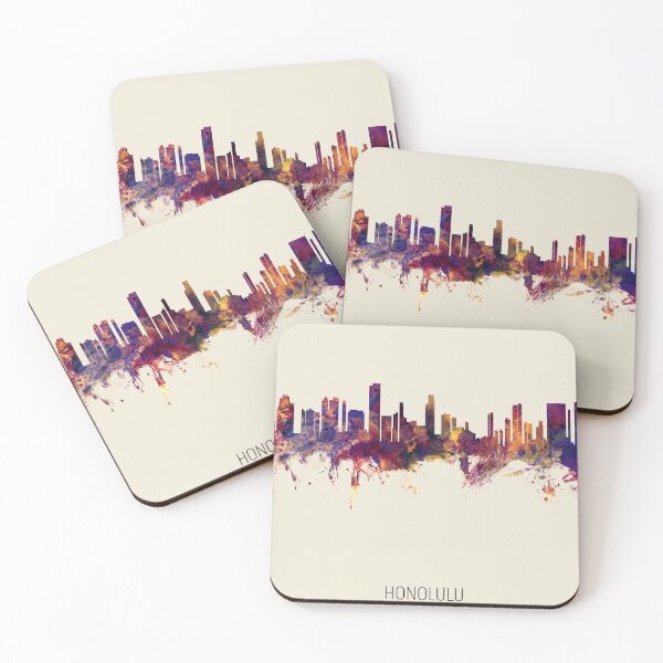 Item preview, Honolulu Hawaii Skyline designed and sold by ArtPrints.