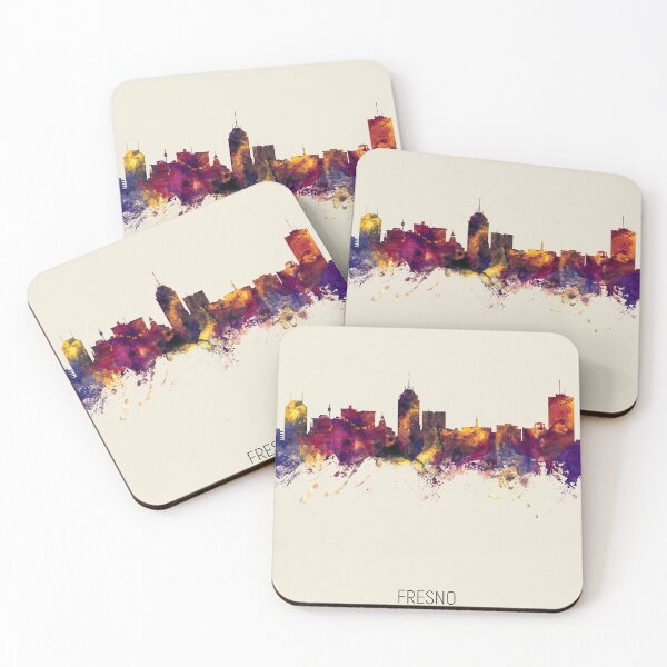 Item preview, Fresno California Skyline designed and sold by ArtPrints.