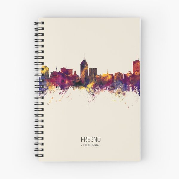 Artikelvorschau, Fresno California Skyline entworfen und verkauft von ArtPrints.
