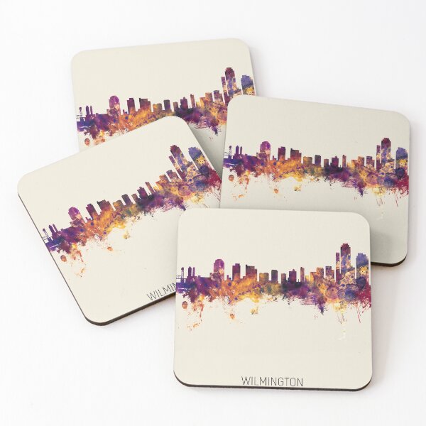 Item preview, Wilmington Delaware Skyline designed and sold by ArtPrints.