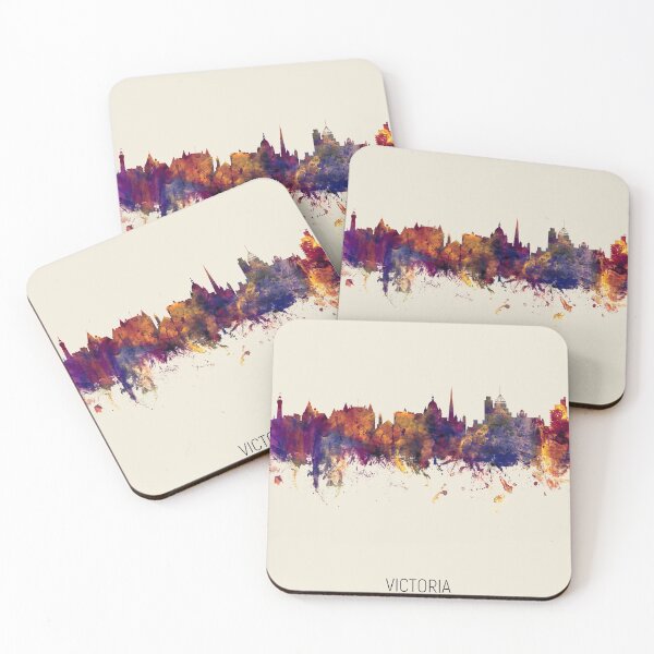 Item preview, Victoria Canada Skyline designed and sold by ArtPrints.