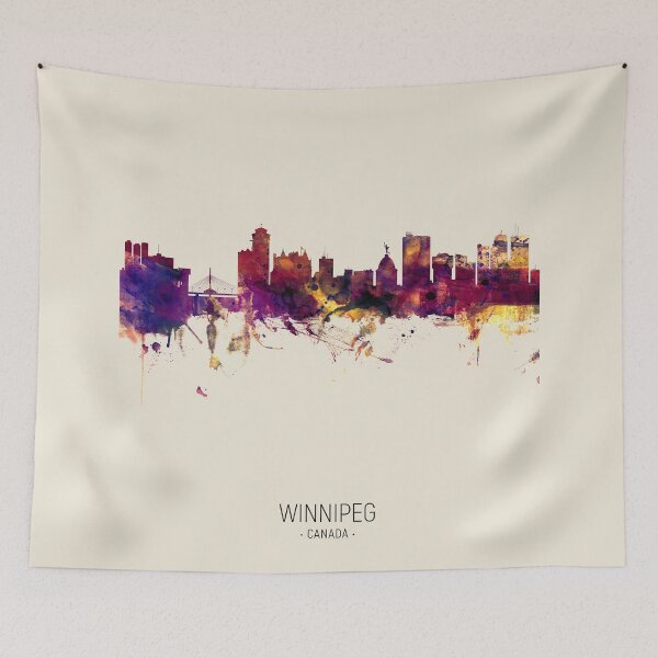 Item preview, Winnipeg Canada Skyline designed and sold by ArtPrints.