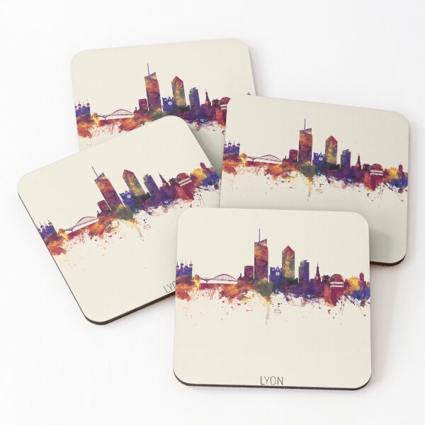 Item preview, Lyon France Skyline designed and sold by ArtPrints.