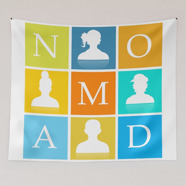 Item preview, Nomad - Pop art colorful collage  designed and sold by ShineEyePirate.