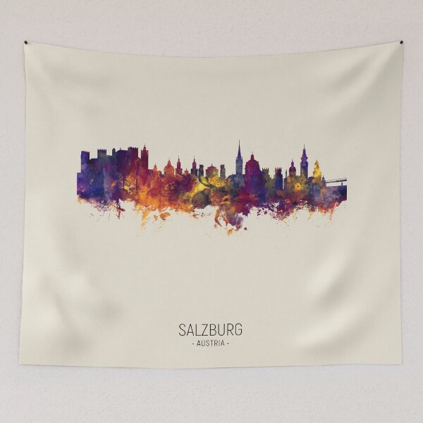 Item preview, Salzburg Austria Skyline designed and sold by ArtPrints.