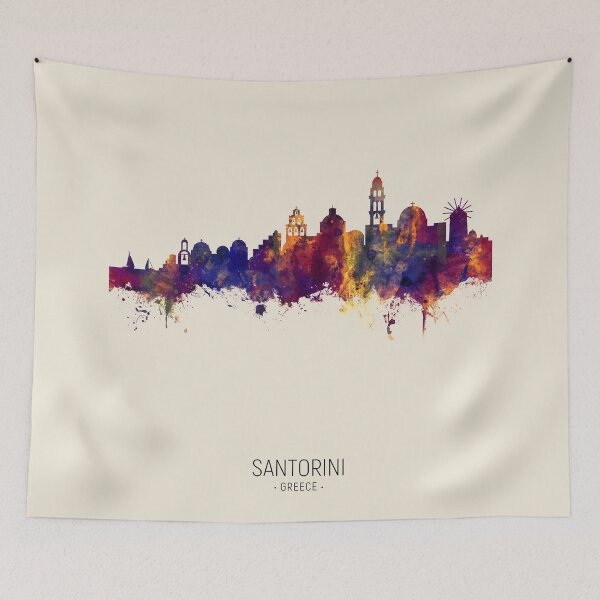 Item preview, Santorini Skyline designed and sold by ArtPrints.