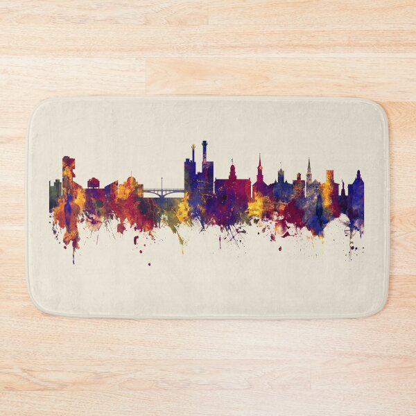 Artikelvorschau, Iowa City Iowa Skyline entworfen und verkauft von ArtPrints.
