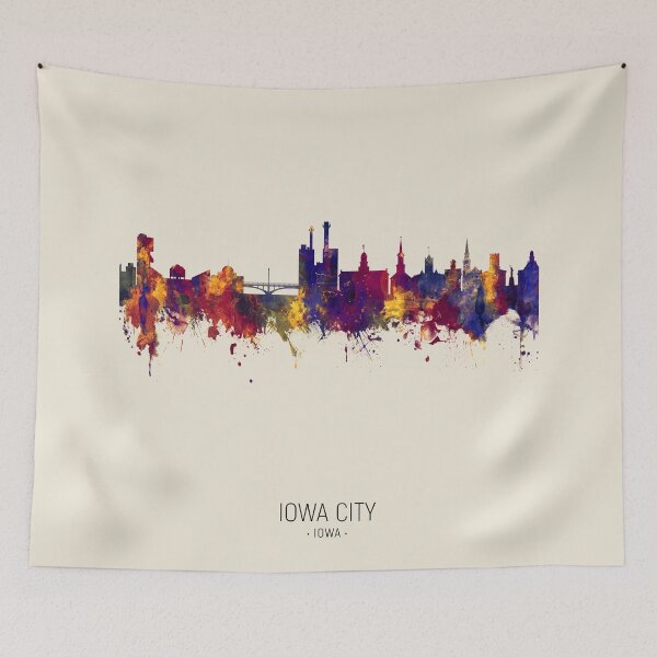 Item preview, Iowa City Iowa Skyline designed and sold by ArtPrints.