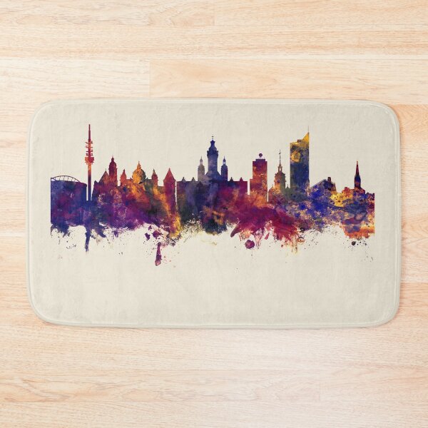 Item preview, Leipzig Germany Skyline designed and sold by ArtPrints.