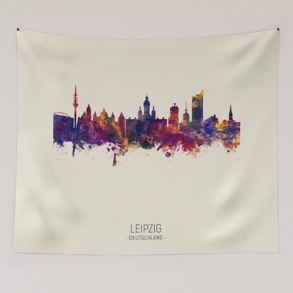 Item preview, Leipzig Germany Skyline designed and sold by ArtPrints.