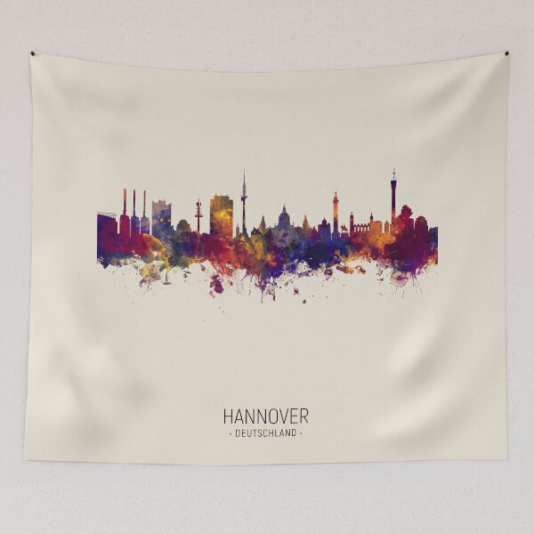 Item preview, Hannover Germany Skyline designed and sold by ArtPrints.