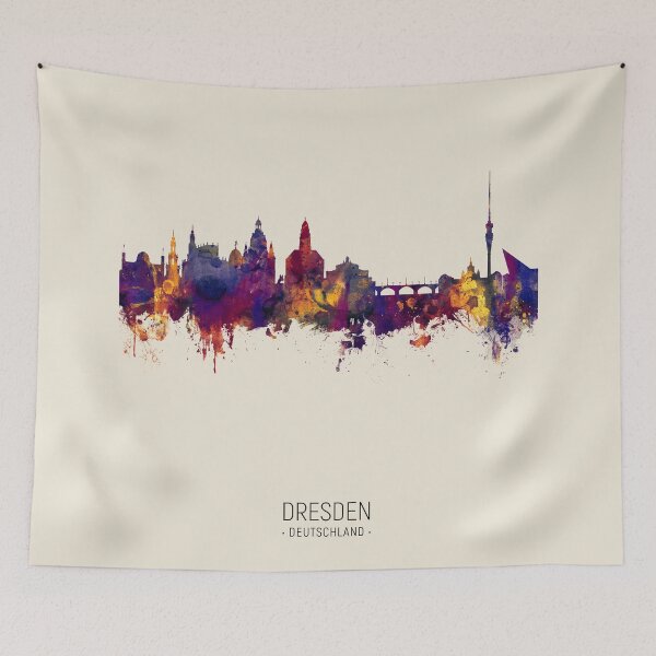 Item preview, Dresden Germany Skyline designed and sold by ArtPrints.