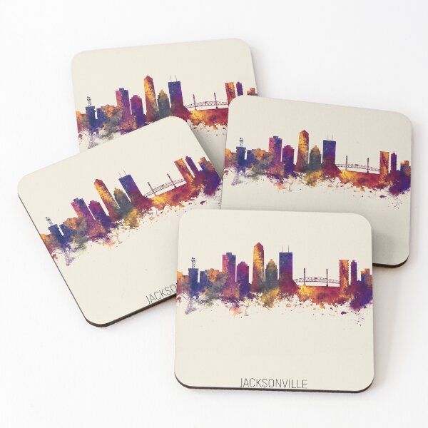 Item preview, Jacksonville Florida Skyline designed and sold by ArtPrints.