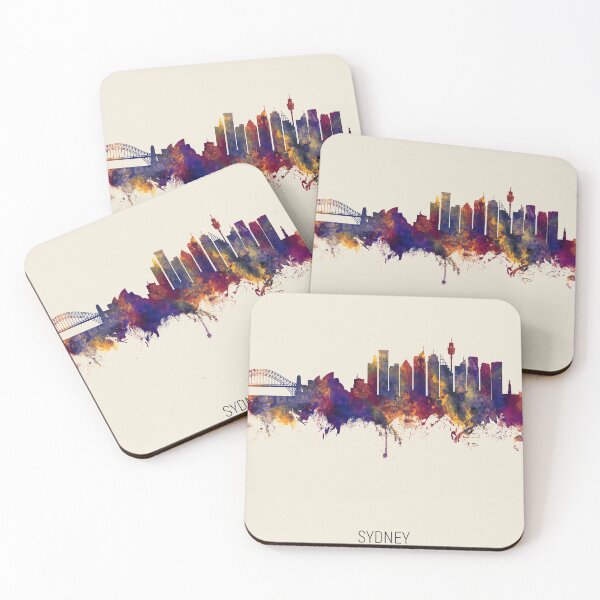 Item preview, Sydney Australia Skyline designed and sold by ArtPrints.
