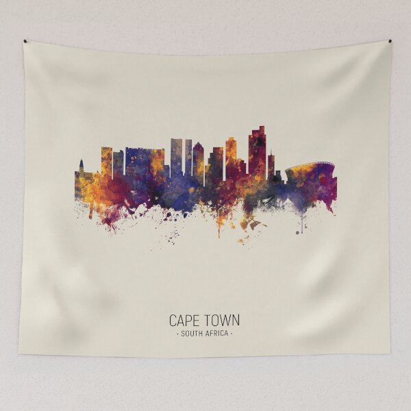 Item preview, Cape Town South Africa Skyline designed and sold by ArtPrints.