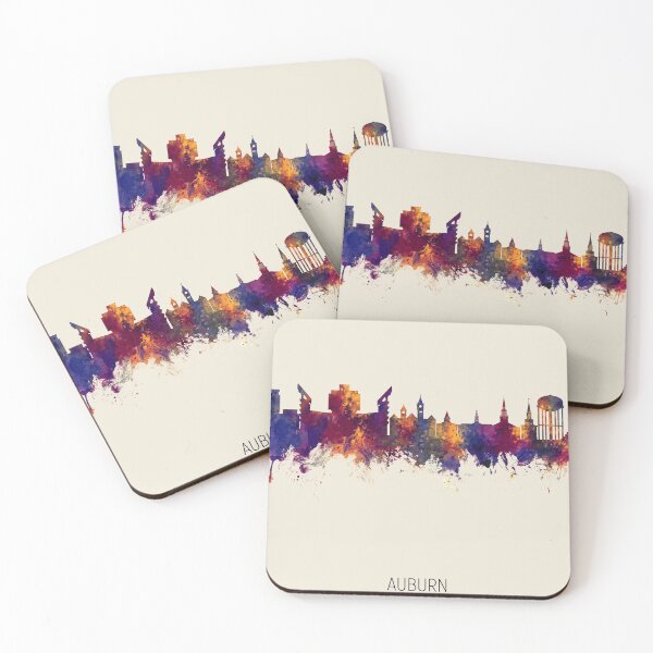 Item preview, Auburn Alabama Skyline designed and sold by ArtPrints.