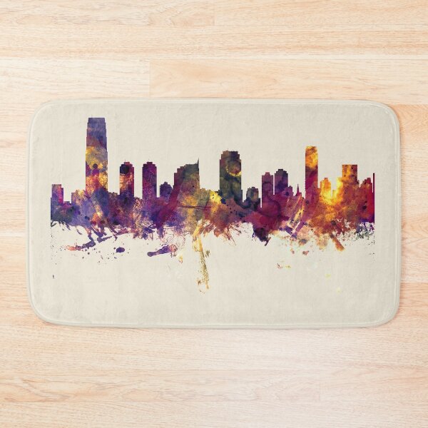 Artikelvorschau, Jersey City New Jersey Skyline entworfen und verkauft von ArtPrints.