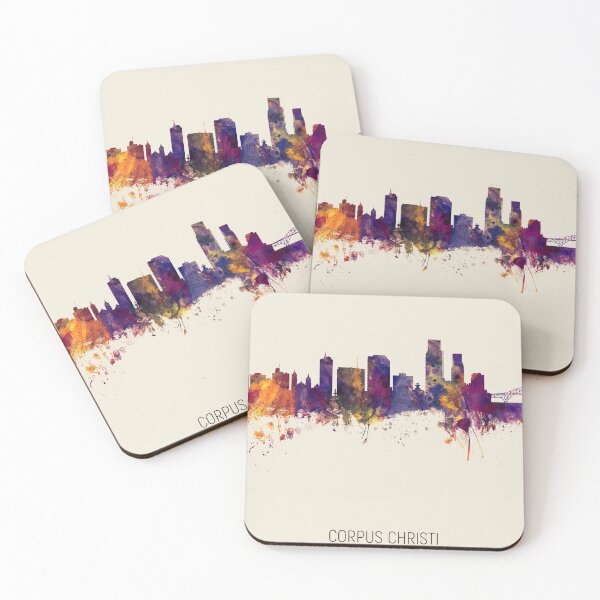Item preview, Corpus Christi Texas Skyline designed and sold by ArtPrints.