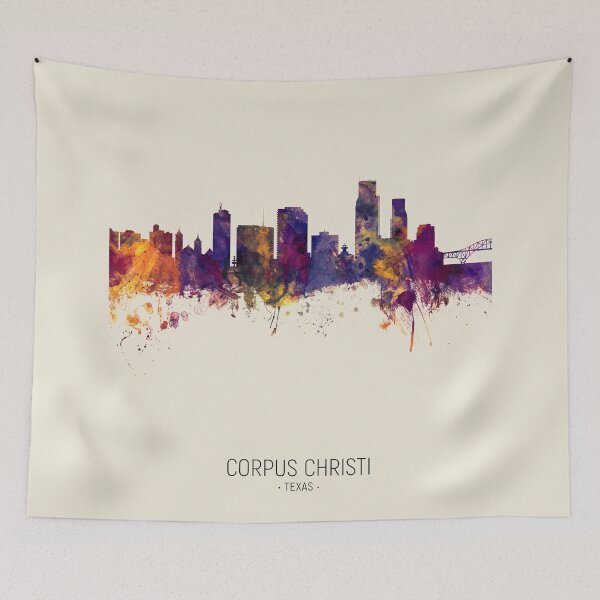 Item preview, Corpus Christi Texas Skyline designed and sold by ArtPrints.