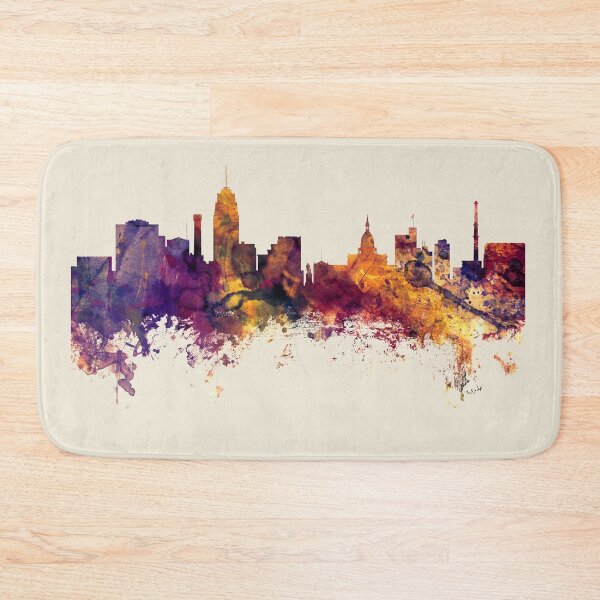 Item preview, Lansing Michigan Skyline designed and sold by ArtPrints.
