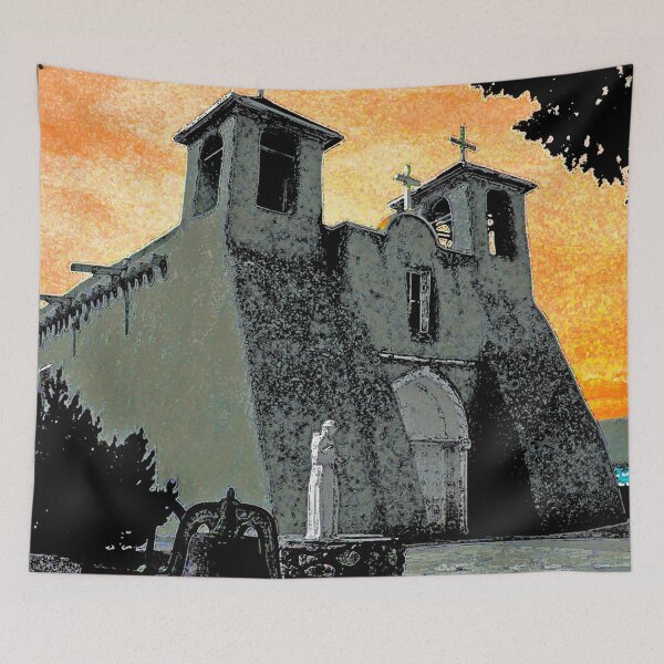 Item preview, Saint Augustine Mission, Taos, N.M. designed and sold by William E Lopez.