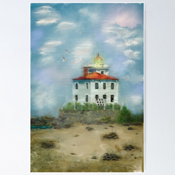 Item preview, Mentor Headlands Lighthouse designed and sold by MaryTimman.