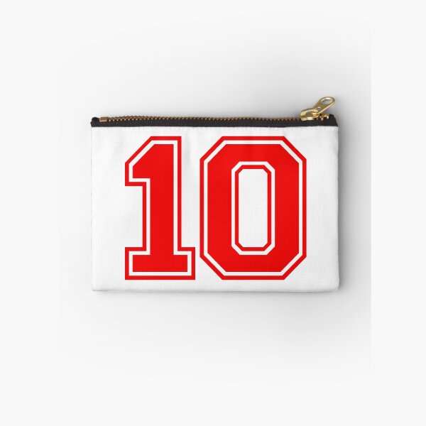 Item preview, Varsity Team Sports Uniform Number #10 - Red designed and sold by RiplMedia.