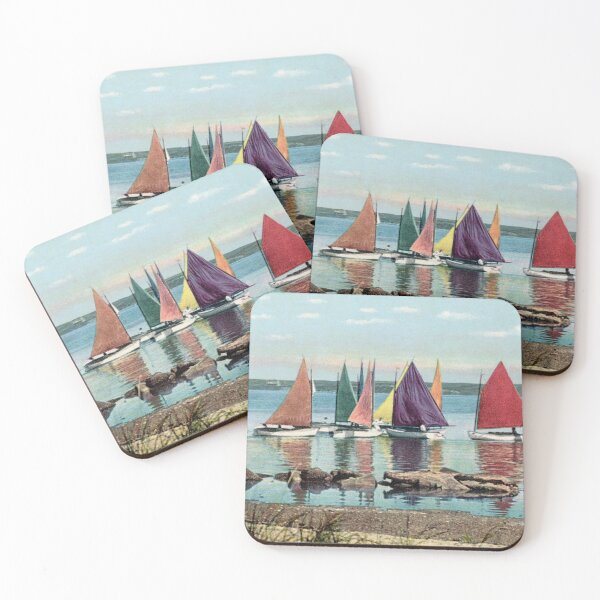 Item preview, 1925 Rainbow Fleet of Sailboats, Nantucket designed and sold by historicimage.