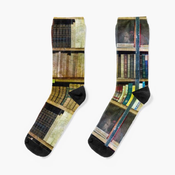 Antique Books Socks