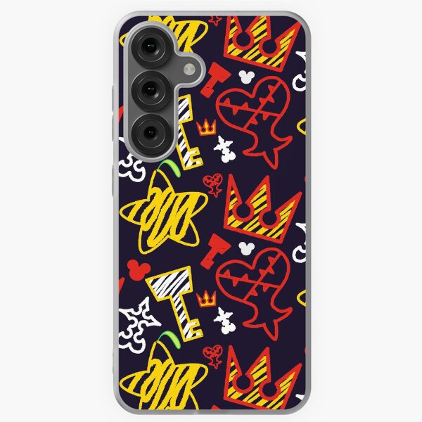 Item preview, Kingdom Hearts crayon style pattern - bright designed and sold by gysahlgreens.